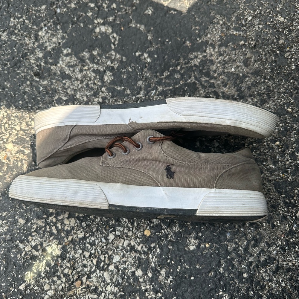 Polo by Ralph Lauren Men's Brown Canvas Sneakers